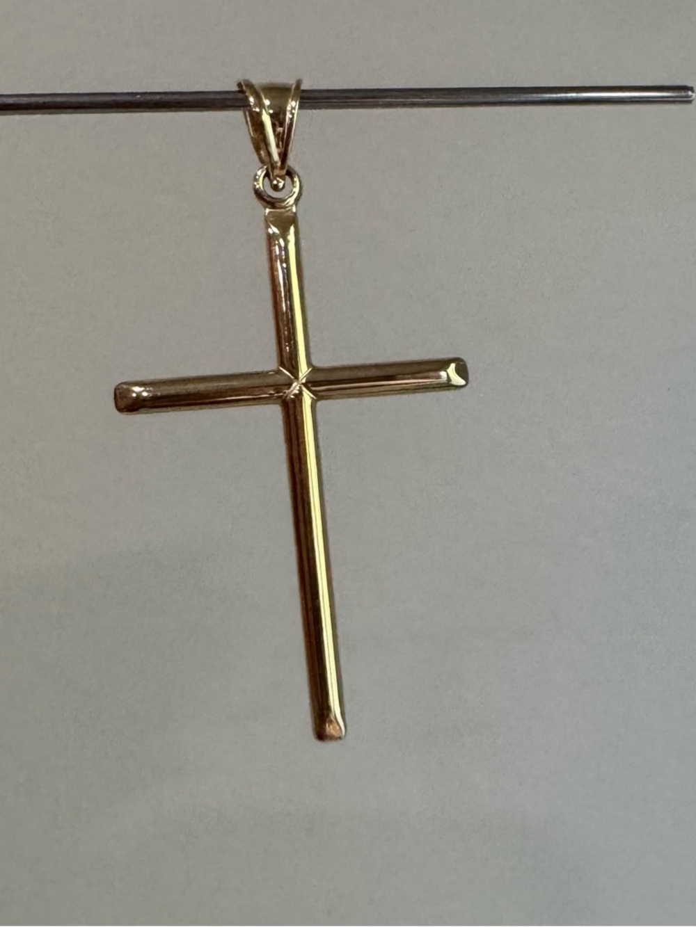 14K Gold Cross Pendant